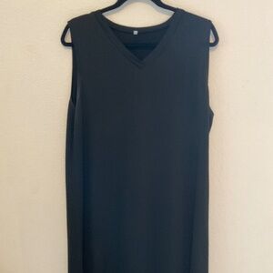 Black Sleeveless Maxi Dress Size XXL